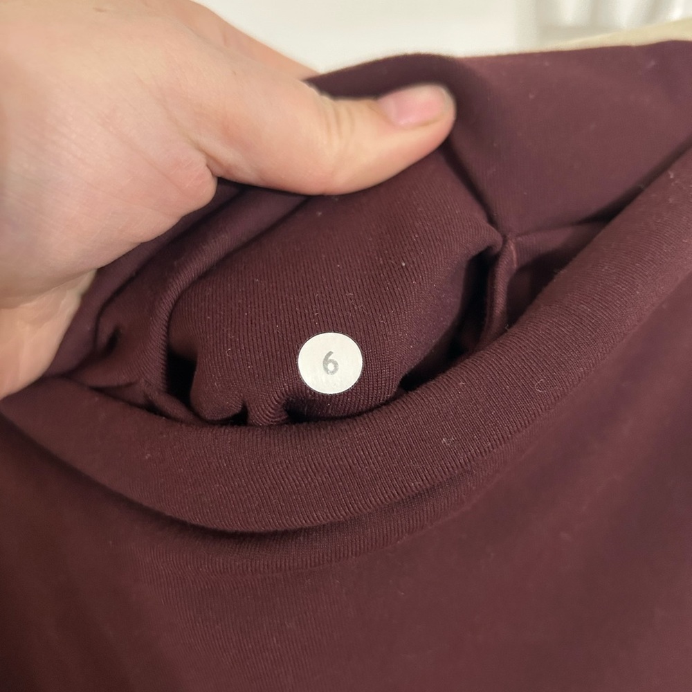 Lululemon Athletica Maroon Leggings - Picture 6 of 10